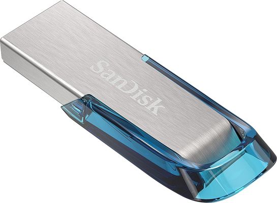 SanDisk Ultra Flair USB flash drive 32 GB USB Type-A 3.2 Gen 1 (3.1 Gen 1) Blue Silver