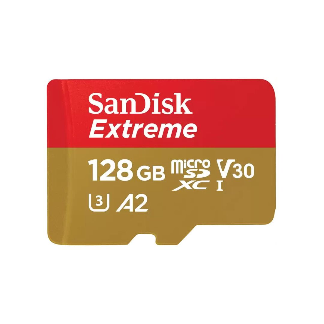 SanDisk Extreme 128 GB MicroSDXC UHS-I Class 10 - Image 1
