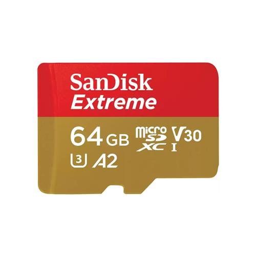 SanDisk Extreme 64 GB MicroSDXC UHS-I Class 10 - Image 1