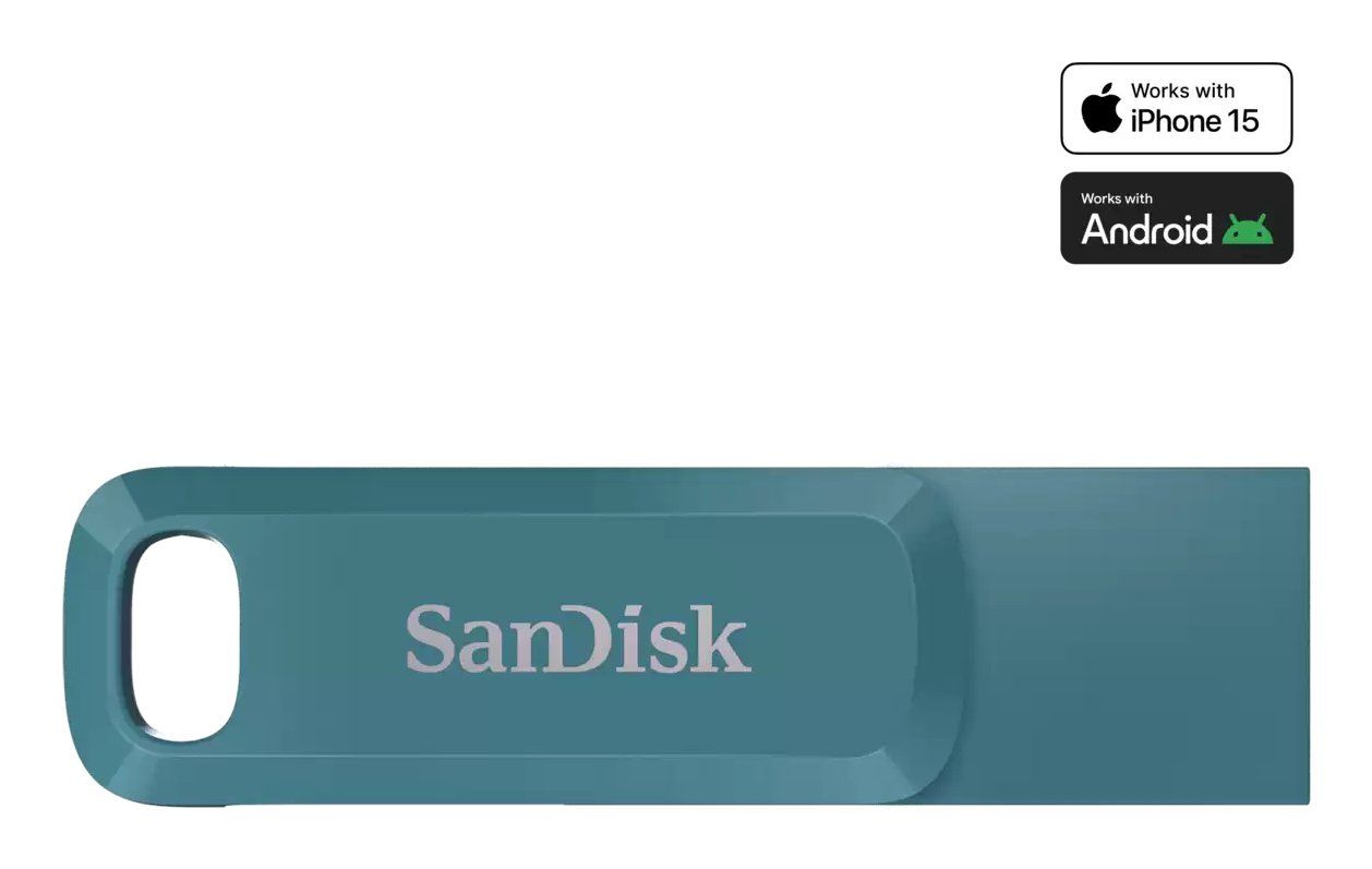 SanDisk Ultra Dual Drive Go USB flash drive 512 GB USB Type-C 3.2 Gen 1 (3.1 Gen 1) Turquoise - Image 1