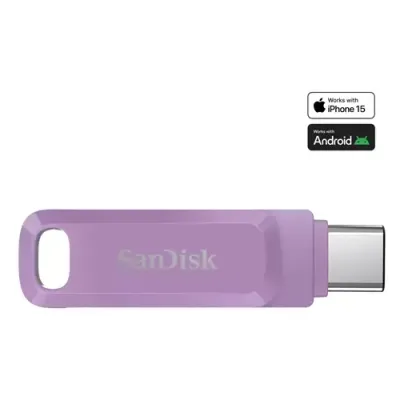 SanDisk Ultra Dual Drive Go USB flash drive 512 GB USB Type-C 3.2 Gen 1 (3.1 Gen 1) Lavender - Thumbnail 2