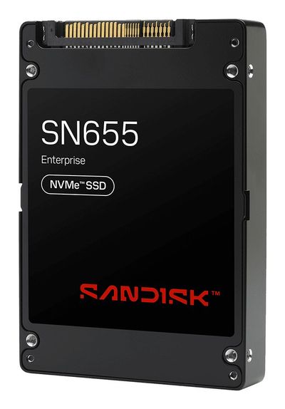 SanDisk SN655 30 TB U.3 PCI Express 4.0 NVMe TLC 3D NAND