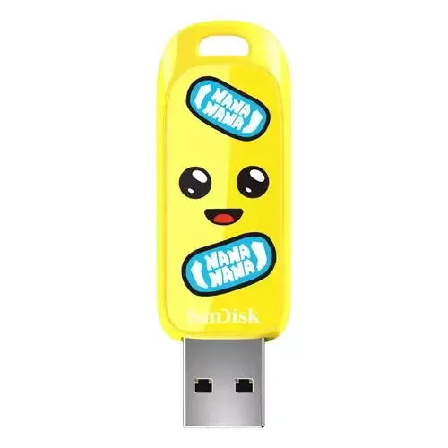 SanDisk SDCZIF-128G-G46 USB flash drive 128 GB USB Type-A 3.2 Gen 1 (3.1 Gen 1) Yellow - Image 1