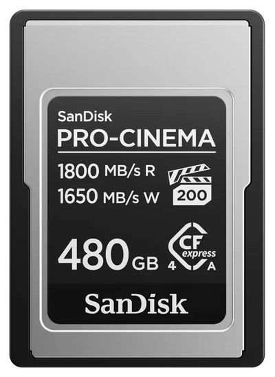 SanDisk PRO-CINEMA CFexpress Type A Card - 480GB - Thumbnail 2