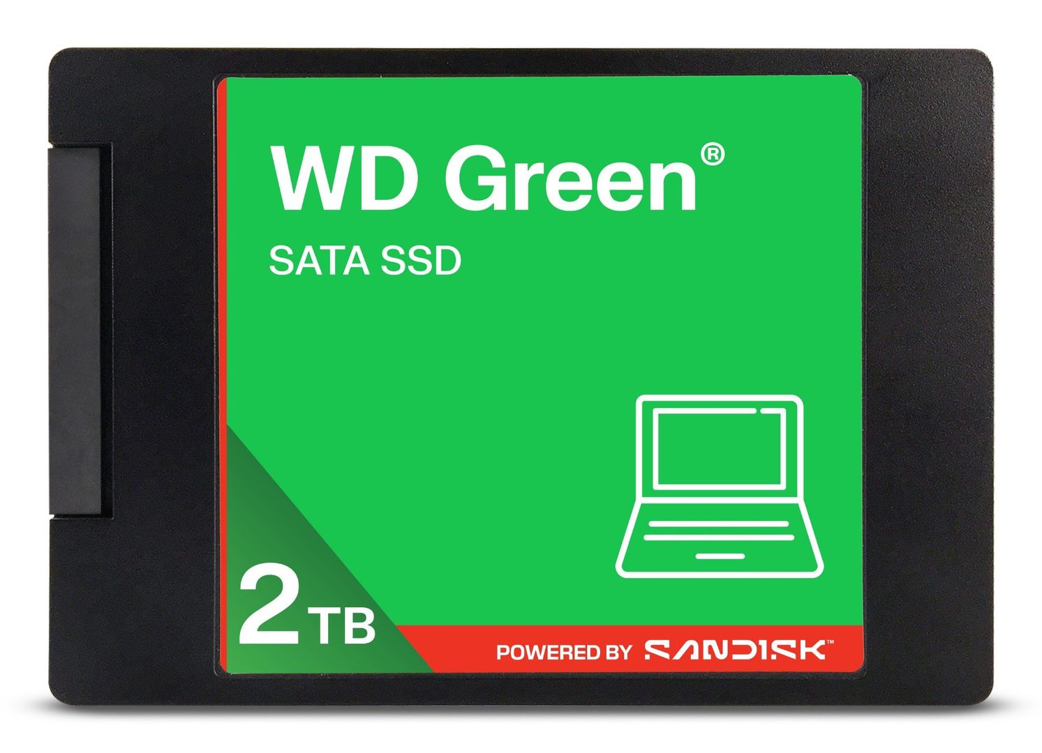 Western Digital Green WD ™ SATA SSD 2,5"/7 mm POWERED BY SANDISK 2 TB - Image 1