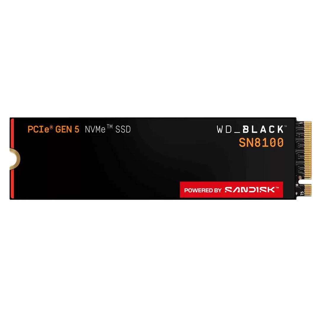 Western Digital Black WDS100T1X0M-00CMT0 internal solid state drive 1 TB M.2 PCI Express 5.0 NVMe 3D TLC NAND - Image 1