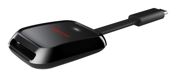 SanDisk QuickFlow card reader USB 3.2 Gen 1 (3.1 Gen 1) Type-C Black