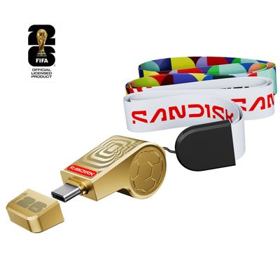 SanDisk USB-C Flash Drive: FIFA World Cup 2026 - 128GB (Gold Edition) - Thumbnail 2