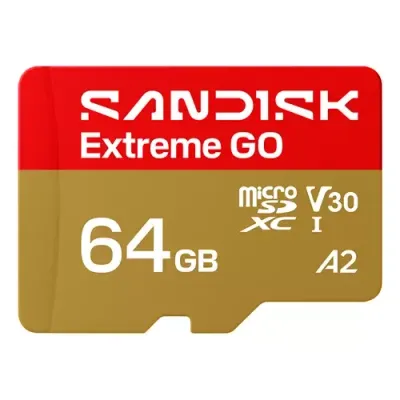SanDisk Extreme GO 64 GB MicroSDXC UHS-I - Thumbnail 2