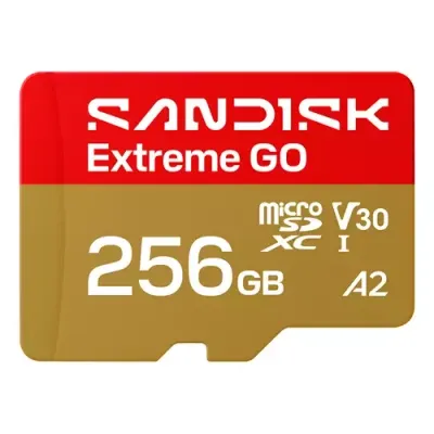 SanDisk Extreme GO 256 GB MicroSDXC UHS-I - Thumbnail 2