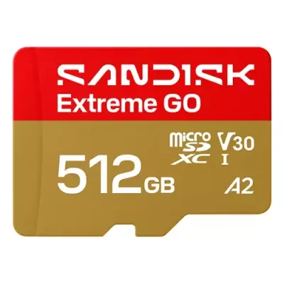 SanDisk Extreme GO 512 GB MicroSDXC UHS-I - Thumbnail 2