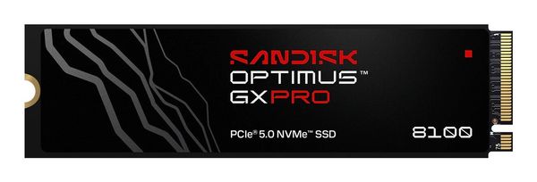 SanDisk Optimus GX PRO 8100 4 TB M.2 PCI Express 5.0 NVMe TLC 3D NAND - Thumbnail 2