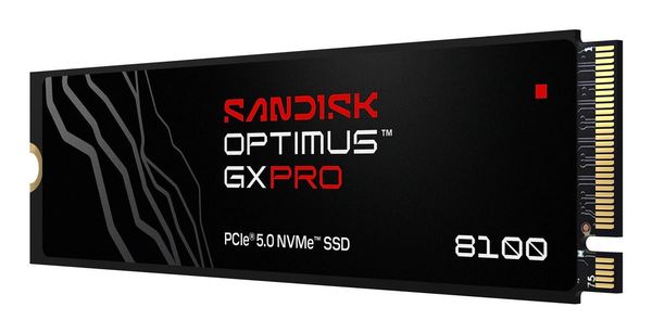 SanDisk Optimus GX PRO 8100 2 TB M.2 PCI Express 5.0 NVMe TLC 3D NAND - Thumbnail 2