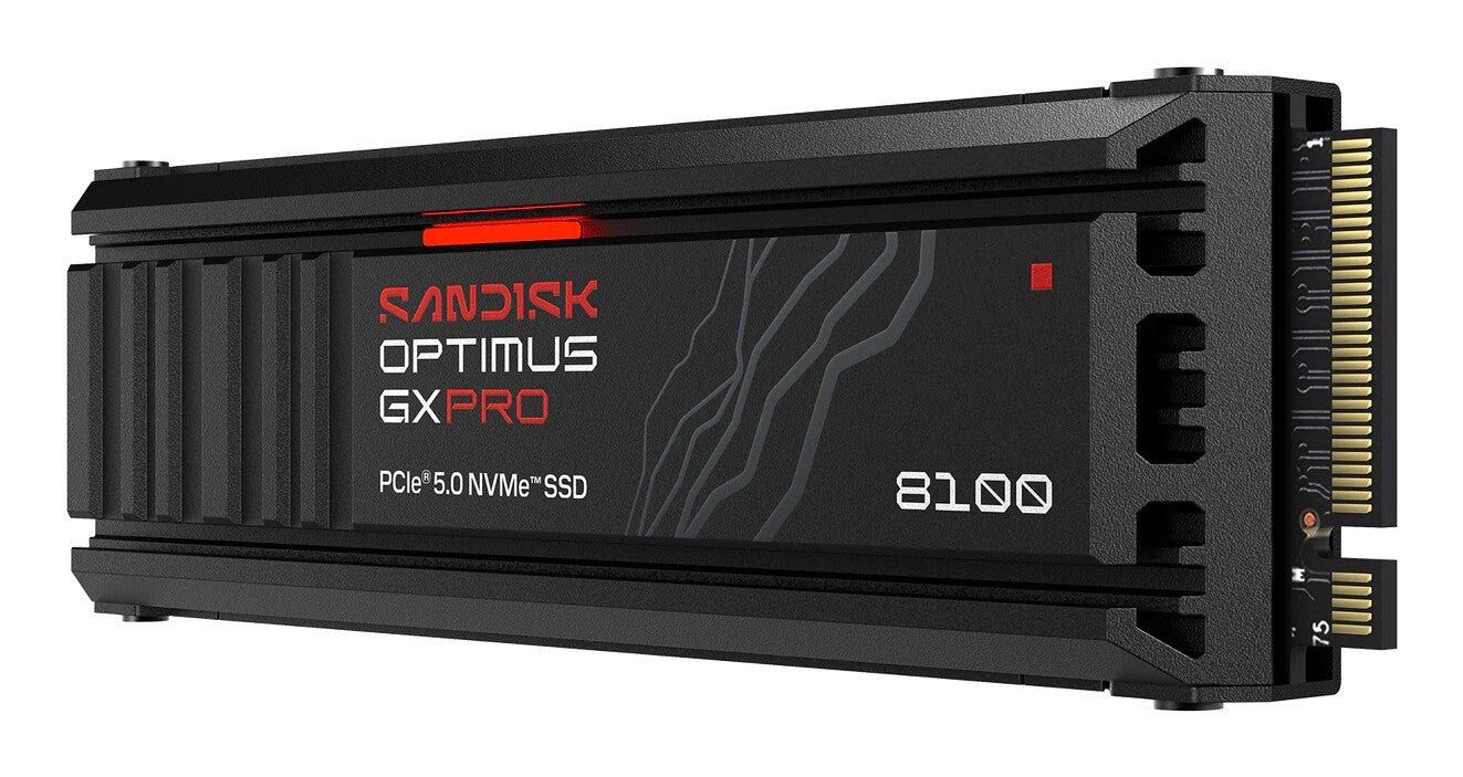 SanDisk Optimus GX PRO 8100 2 TB M.2 PCI Express 5.0 NVMe TLC 3D NAND - Image 1
