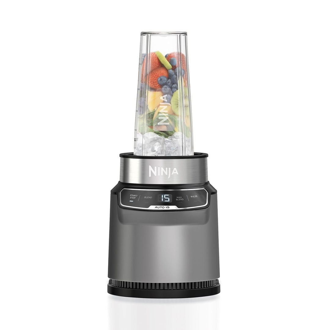 Ninja Personal Blender 1000W with Auto-iQ & 700ml Cup Smoothie Maker Silver/Grey - Image 1
