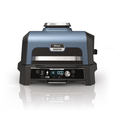 Ninja OG901UK Woodfire Pro Connect XL Electric BBQ Grill & Smoker - Black/Blue - Thumbnail 2
