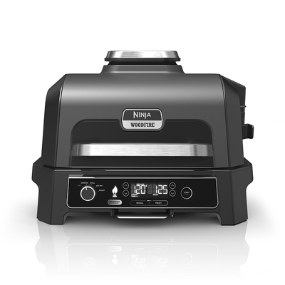 Ninja OG850UK Woodfire XL Electric BBQ Grill & Smoker - Black/Grey - Thumbnail 2