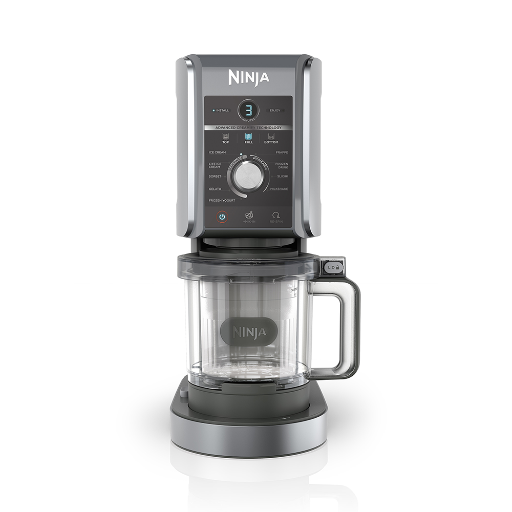 Ninja NC501UK CREAMi Deluxe 10-in-1 Ice Cream and Frozen Drink Maker - SILVER - Image 1