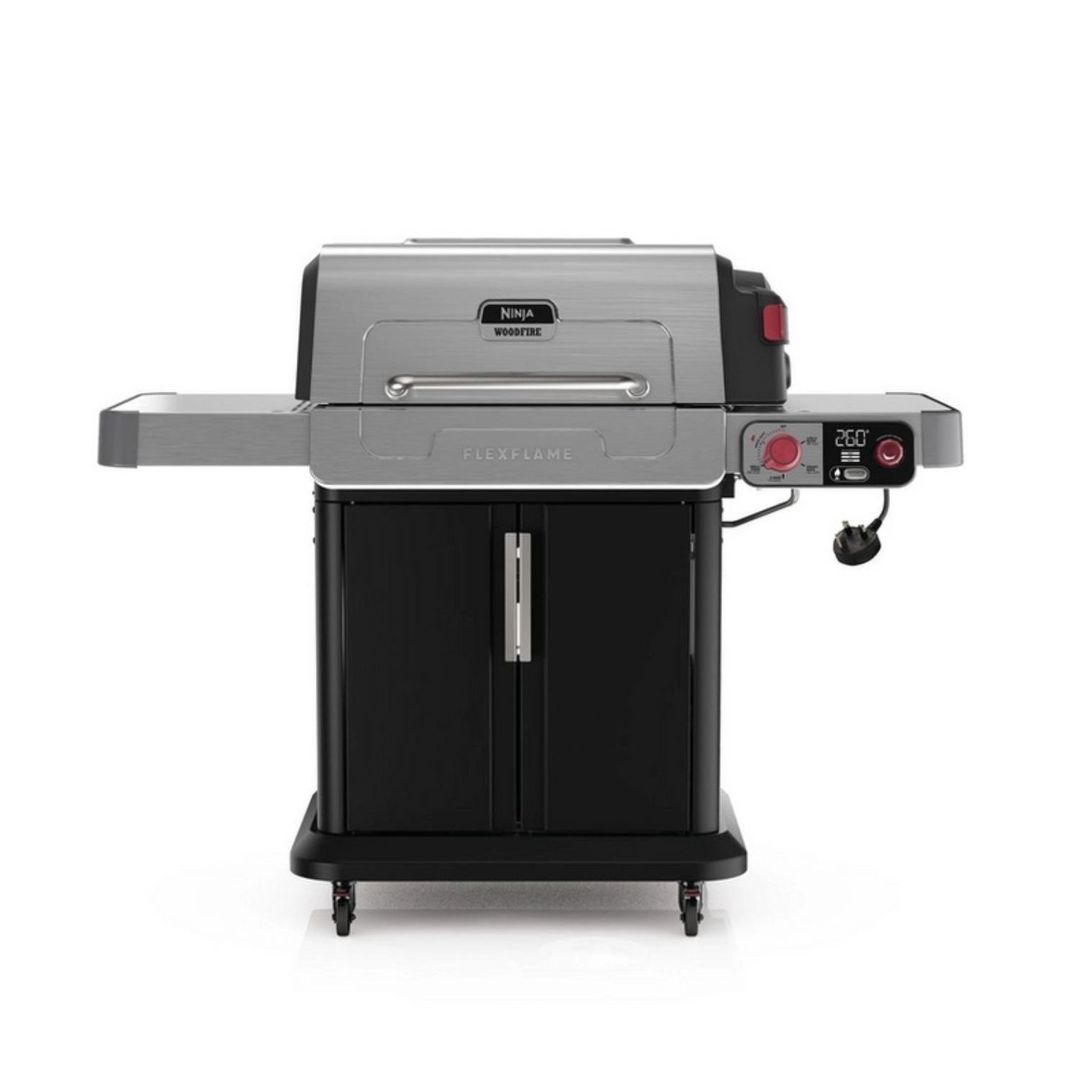 Ninja FlexFlame Gas BBQ & Outdoor Cooking System PG301UK - Black/Silver - Image 1