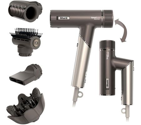 Shark SpeedStyle Pro FLEX 4-in-1 High-Velocity Hair Dryer System HD542UK in Silver