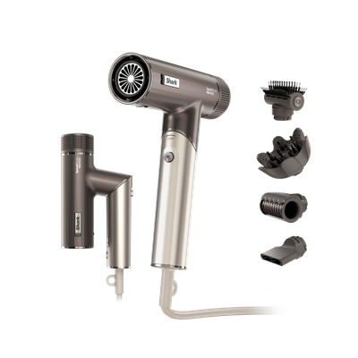 Shark SpeedStyle Pro FLEX 4-in-1 High-Velocity Hair Dryer System HD542UK in Silver - Thumbnail 3