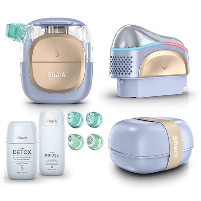 Shark Beauty FacialPro Glow + Depuffi at Home Facial - Spa Purple