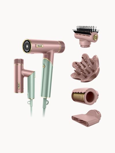 Shark SpeedStyle Pro FLEX 4-in-1 High-Velocity Hair Dryer System - Strawberry Matcha