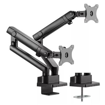 Amer Mounts HYDRA2B monitor mount / stand 81.3 cm (32") Desk Black - Thumbnail 2