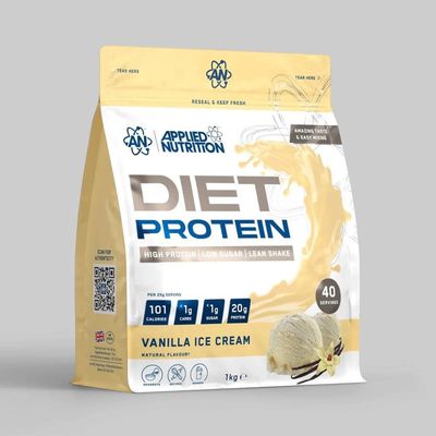Applied Nutrition Diet Whey Protein Powder - Whey Isolate, CLA, Acetyl L-Carnitine, Green Tea Extract | Size: 1kg