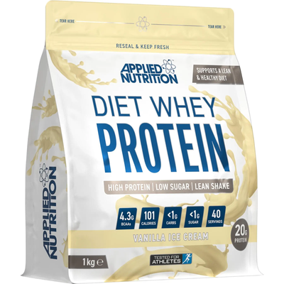 Applied Nutrition Diet Whey Protein Powder - Whey Isolate, CLA, Acetyl L-Carnitine, Green Tea Extract | Size: 1kg - Thumbnail 2