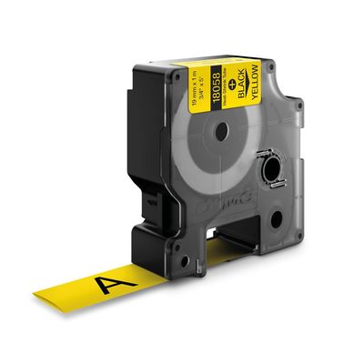 DYMO IND Heat-Shrink Tube Labels - 19mm x 15m