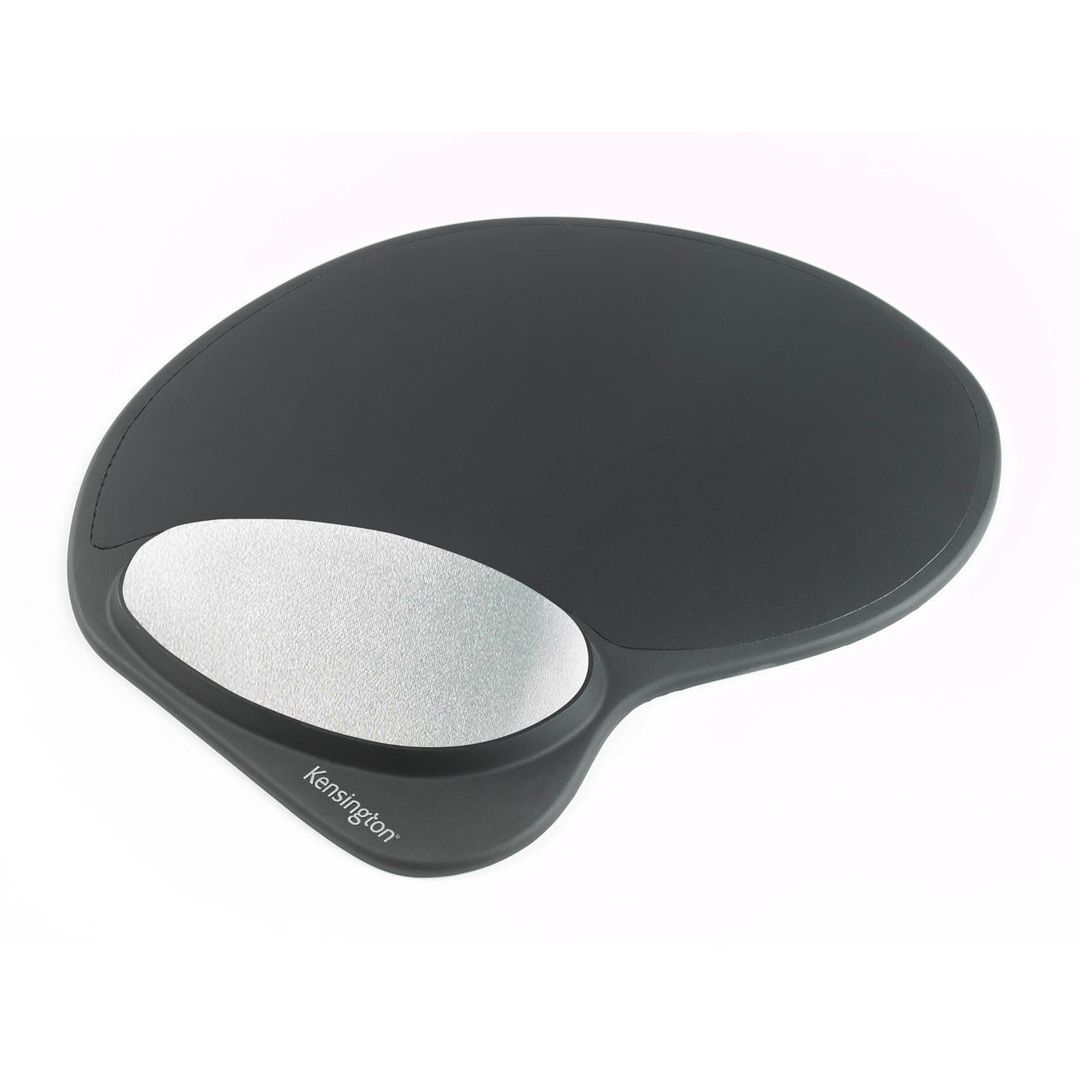 Kensington Memory Gel Mouse Pad with Integral Wrist Rest Black - Image 1