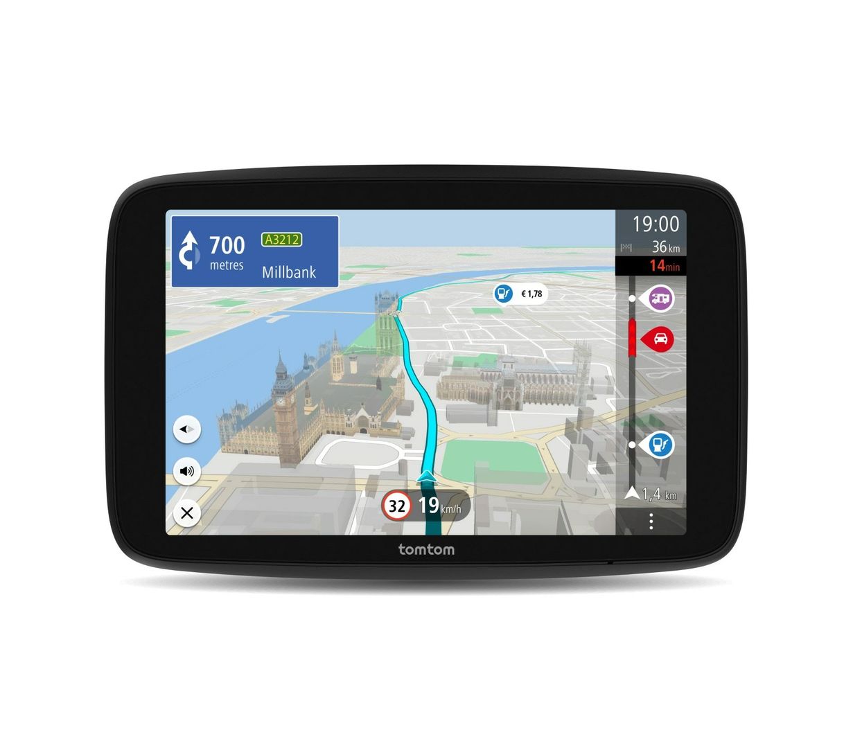 TomTom GO Camper Max Premium Pack Bulgarian CAT Czech Danish German Dutch English Spanish Estonian Finnish French Greek... 12 month(s) Internal World Internal storage 17.8 cm (7") - Image 1