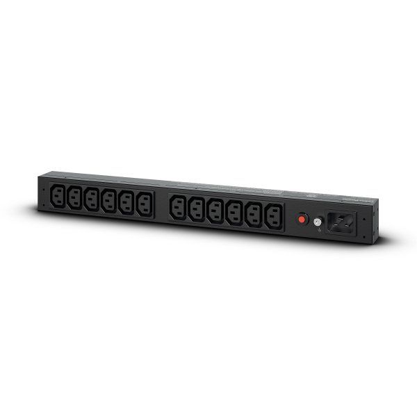 CyberPower PDU20BHVIEC12R power distribution unit (PDU) 12 AC outlet(s) 1U Black - Image 1