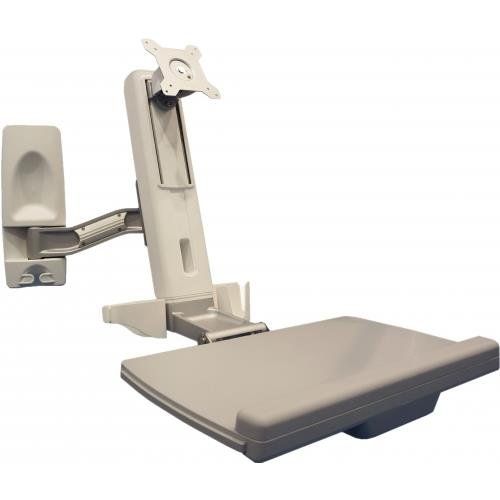 Amer Mounts AMR1WS monitor mount / stand 61 cm (24") Wall White - Image 1