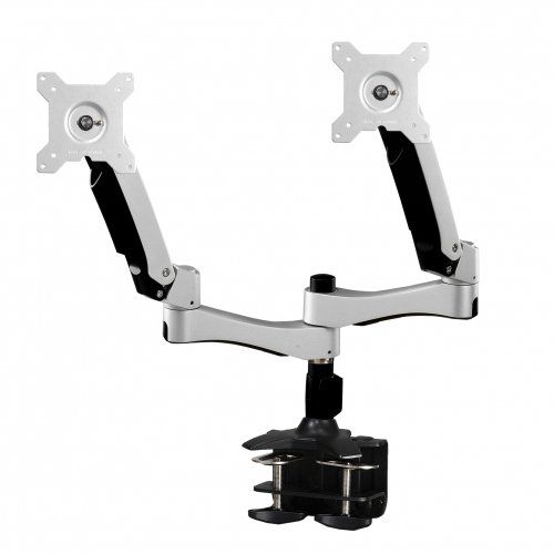 Amer Mounts AMR2AC monitor mount / stand 61 cm (24") Desk Black, Silver - Image 1
