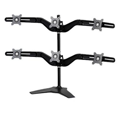 Amer Mounts AMR6S monitor mount / stand 61 cm (24") Desk Black