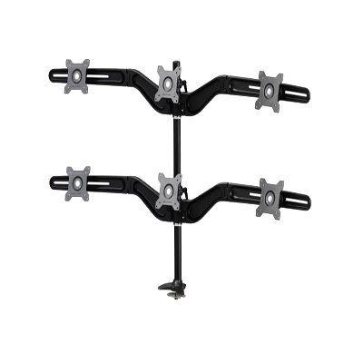 Amer Mounts AMR6P monitor mount / stand 61 cm (24") Desk Black