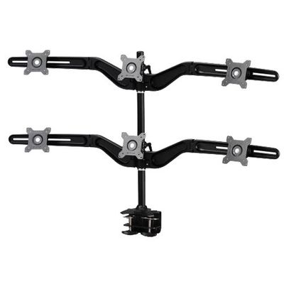 Amer Mounts AMR6C monitor mount / stand 61 cm (24") Desk Black