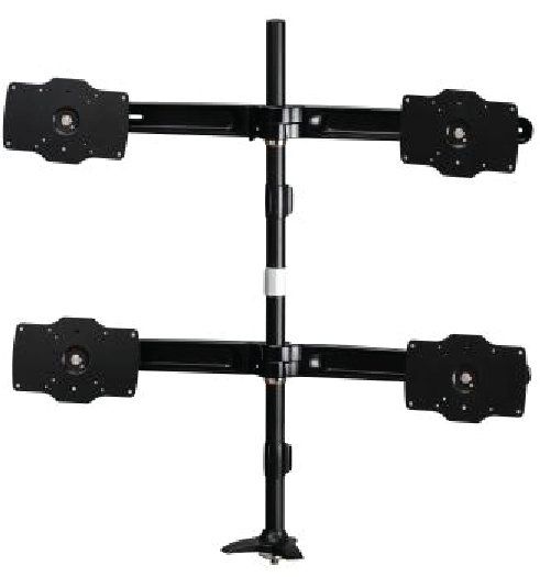 Amer Mounts AMR4P32 monitor mount / stand 81.3 cm (32") Desk Black - Image 1