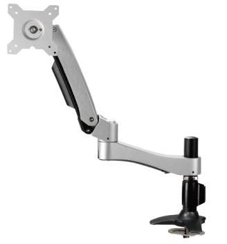 Amer Mounts AMR1APL monitor mount / stand 66 cm (26") Desk Black, Silver - Image 1