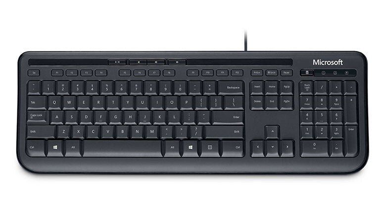 Incase Designed by Microsoft Wired 600 keyboard Office USB QWERTY US English Black - Image 1
