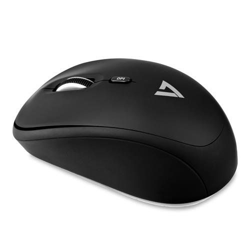 V7 Wireless Mobile Optical Mouse - Black - Image 1