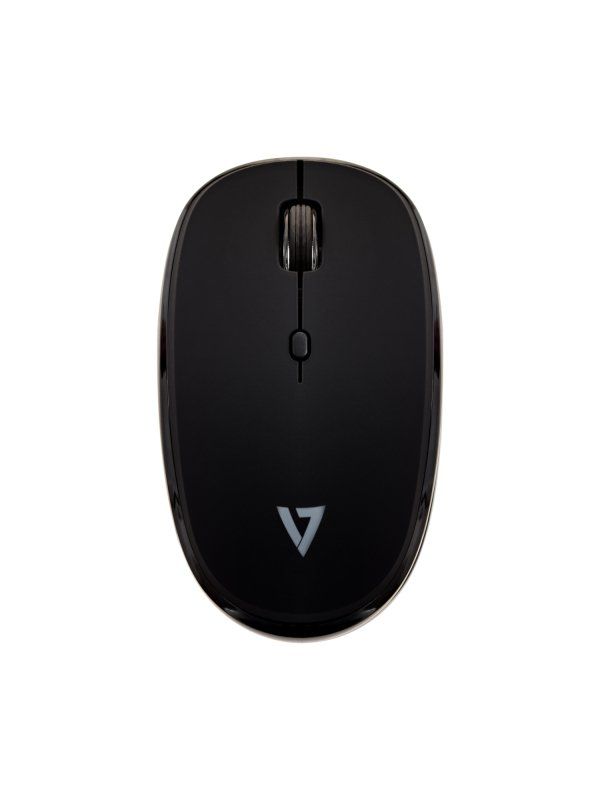 V7 MW550BT Bluetooth Silent 4-Button Mouse with adjustable DPI - Black - Image 1