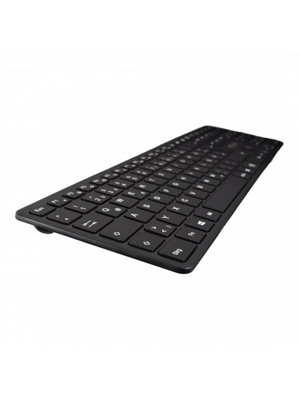 V7 Bluetooth Keyboard KW550DEBT 2.4GHZ Dual Mode, German QWERTZ - Black - Image 1