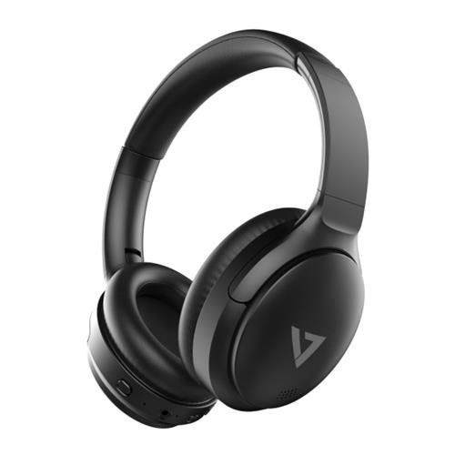 V7 HB800ANC headphones/headset Wireless Head-band Calls/Music USB Type-C Bluetooth Black - Image 1