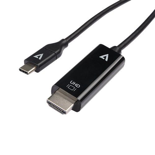 V7 V7UCHDMI-1M video cable adapter USB Type-C 3.2 Gen 1 HDMI Black - Image 1