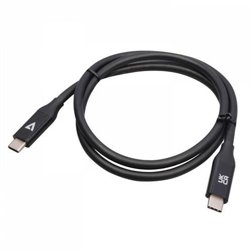 V7 V7USB4-80CM USB cable 0.8 m USB C Black - Image 1