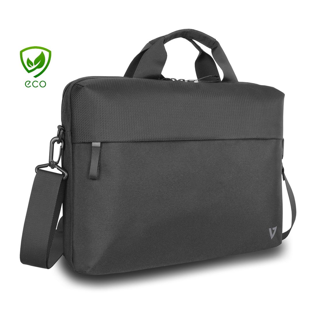 V7 CTP16-ECO2 laptop case 39.6 cm (15.6") Briefcase Black - Image 1