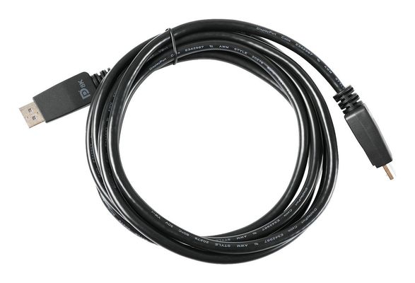 V7 DisplayPort 1.4 Cable 32.4 Gbps 8K UHD 3m/10ft Black